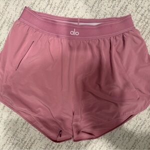 ALO Yoga Women's Mauve Athletic Shorts